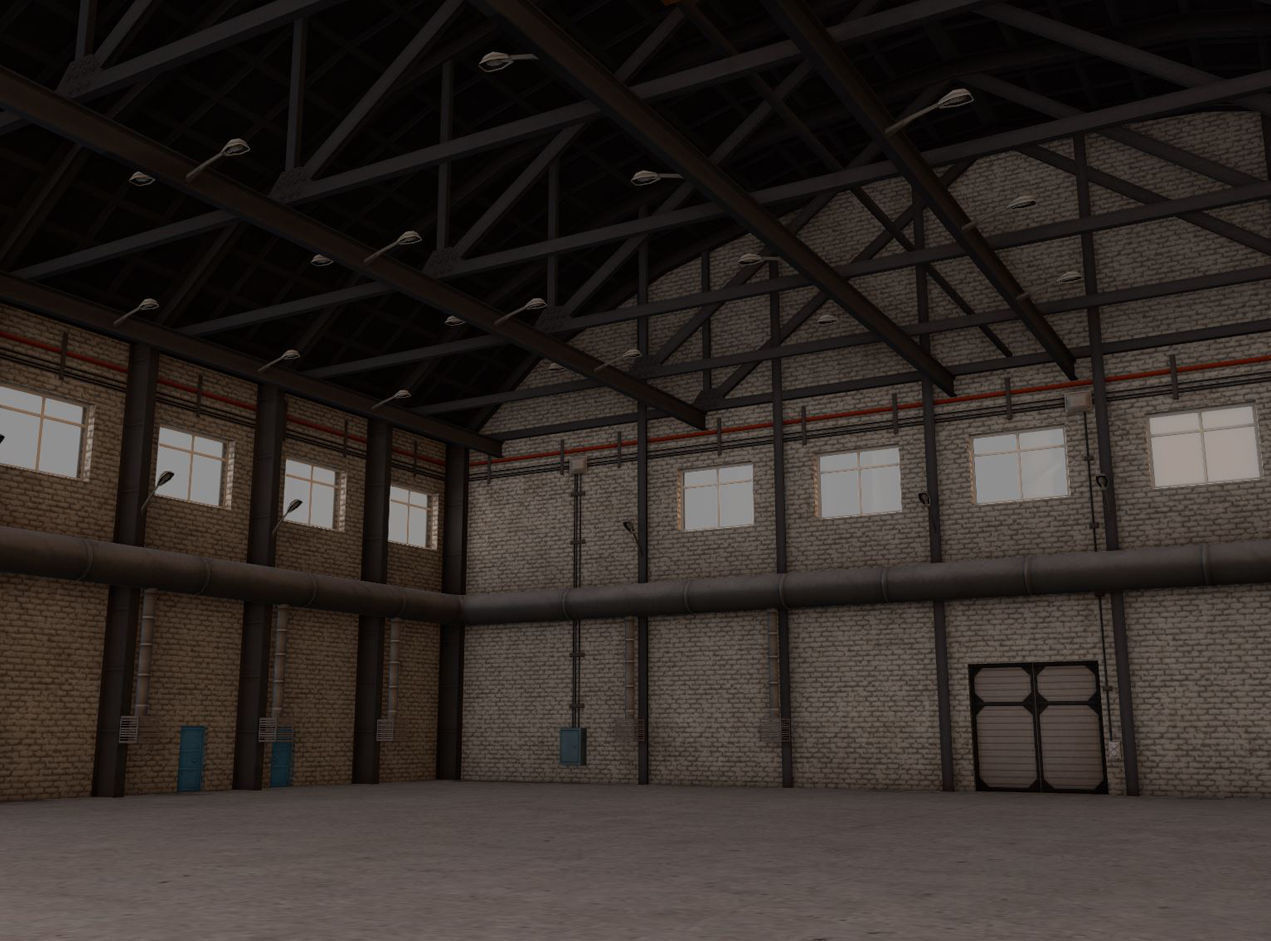 Airport Hangar1 UEEE Low-poly 3D model_22
