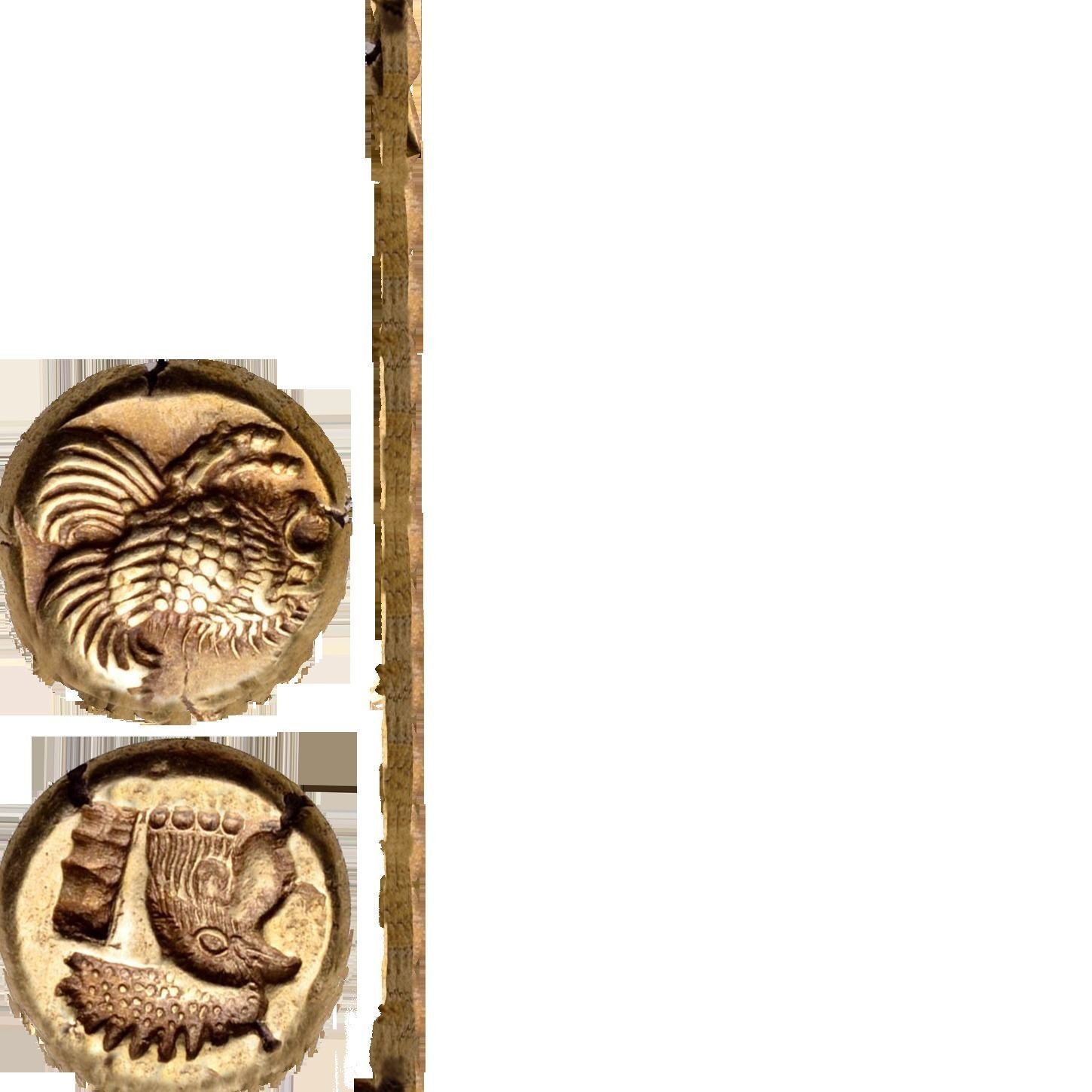 ancient coins colection Low-poly 3D model_5