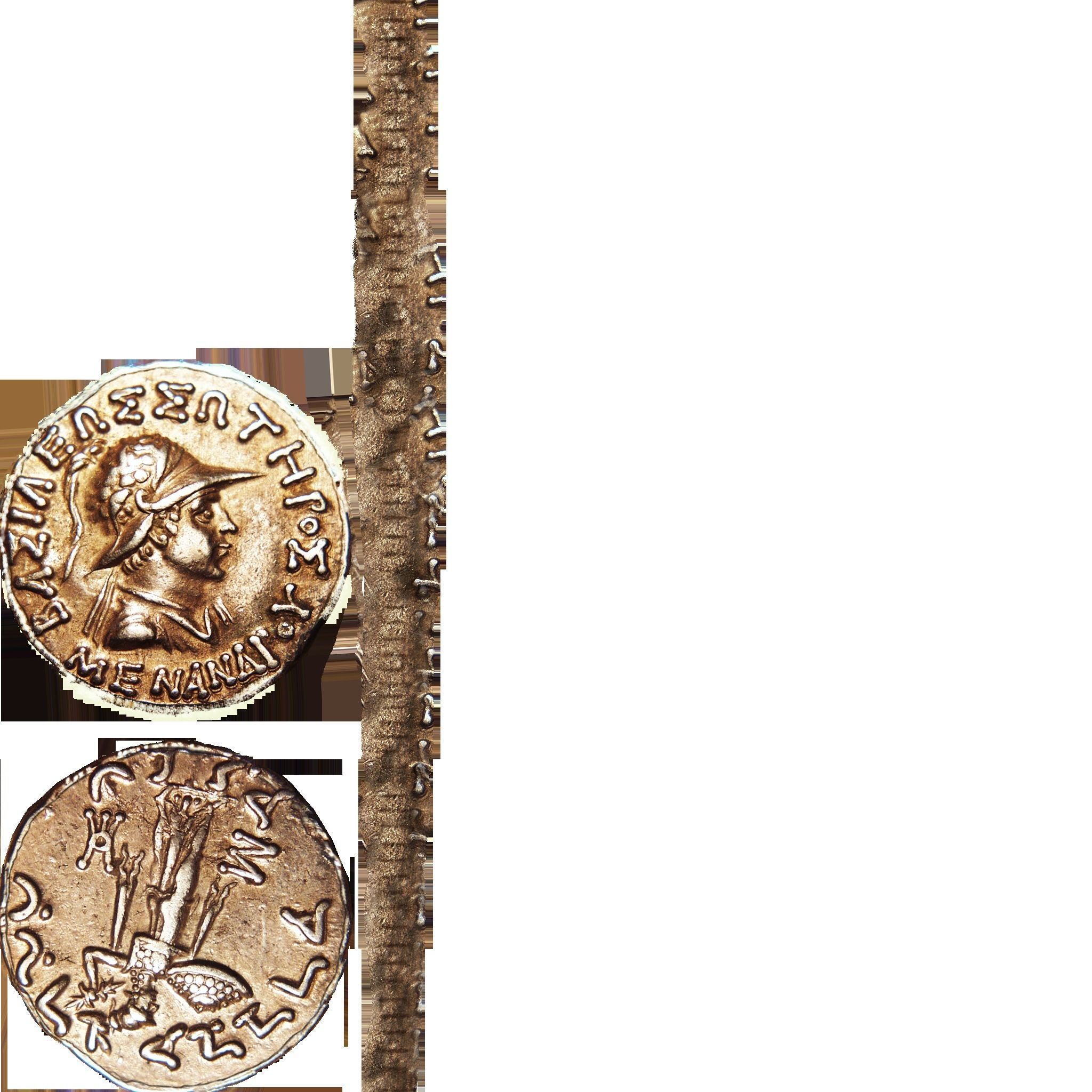 ancient coins colection Low-poly 3D model_8