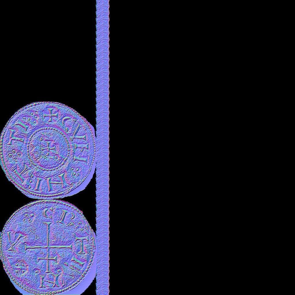 ancient coins colection Low-poly 3D model_24