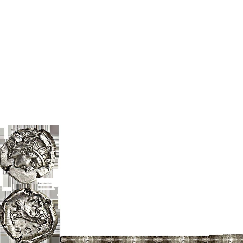 ancient coins colection Low-poly 3D model_32