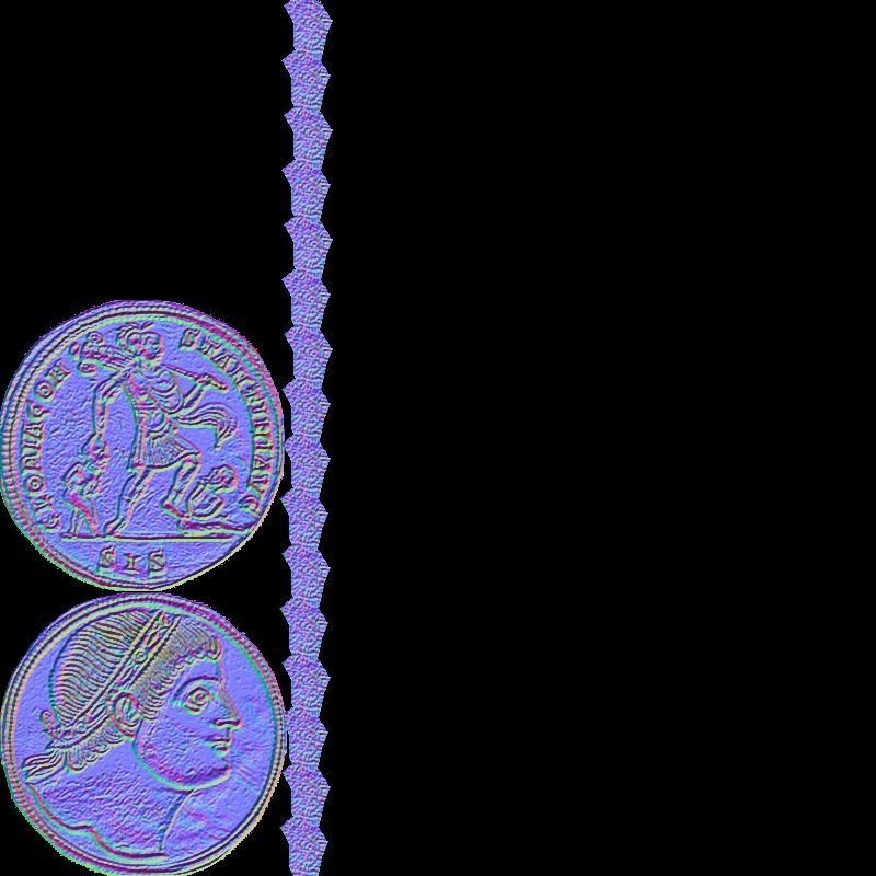 ancient coins colection Low-poly 3D model_38