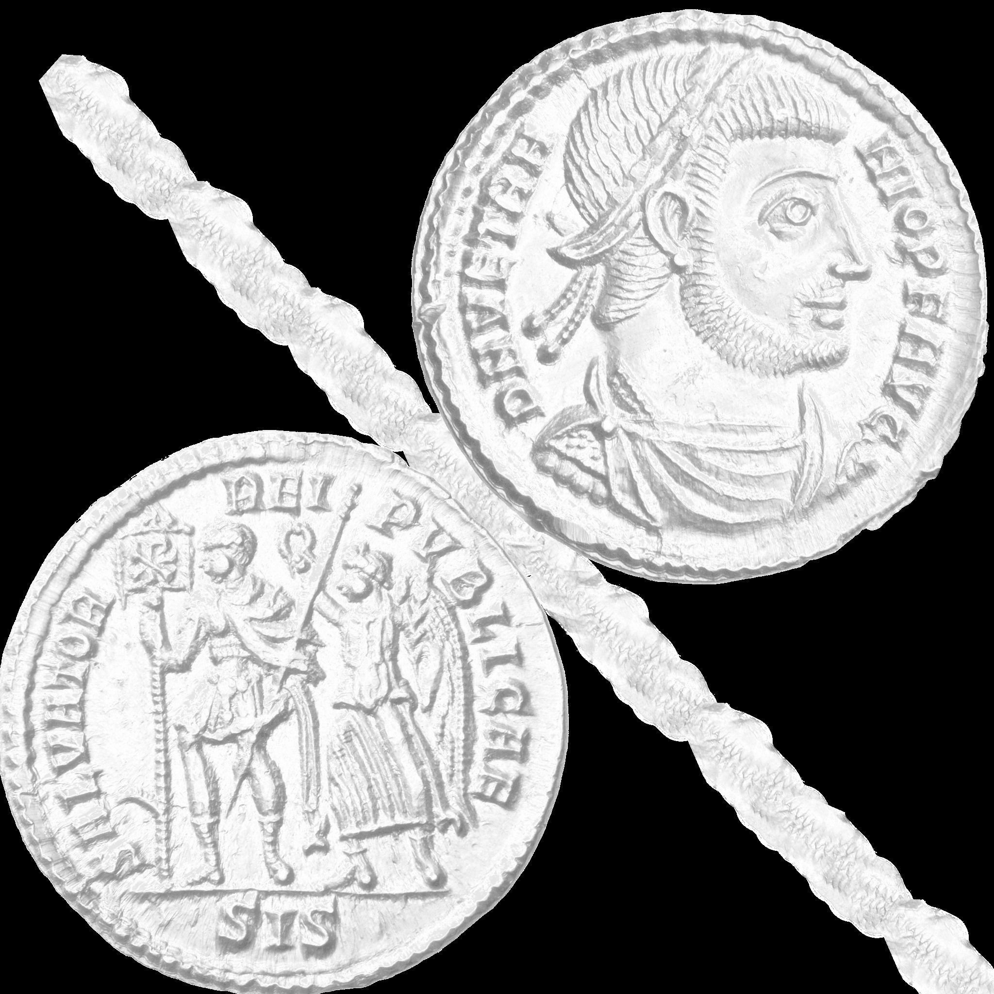 ancient coins colection Low-poly 3D model_4