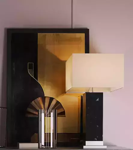 decorative set in minimalism style