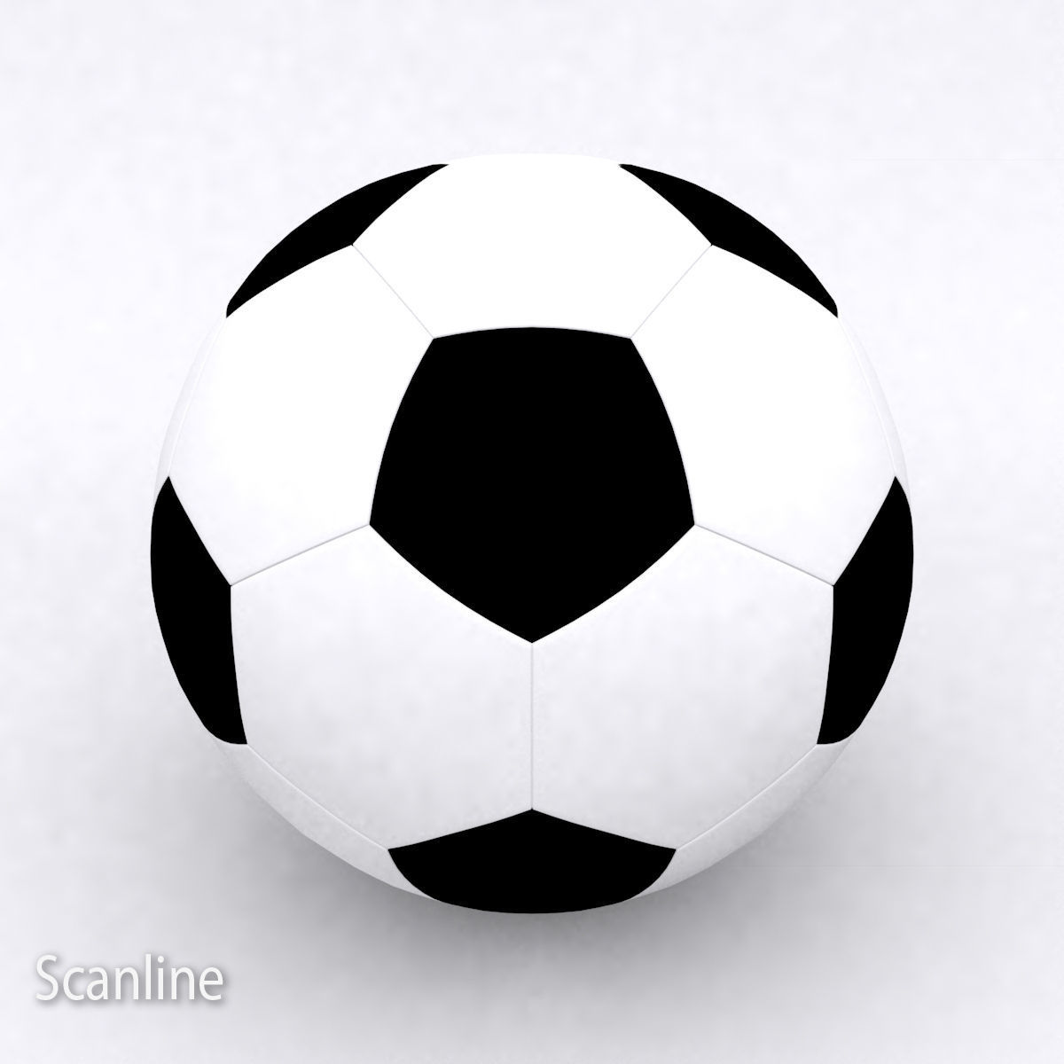 Soccer ball 3D model_5