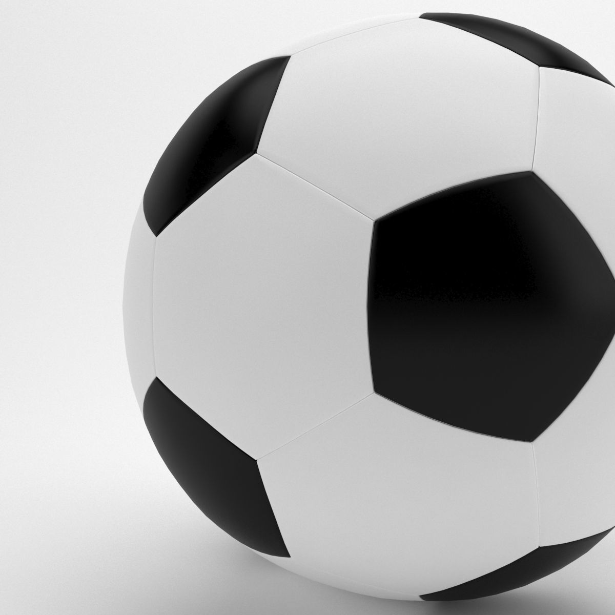 Soccer ball 3D model_3