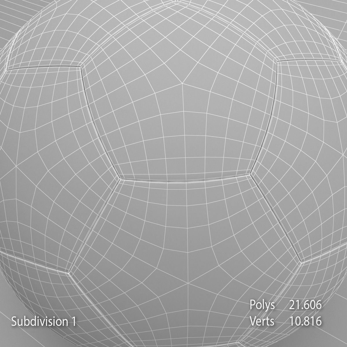 Soccer ball 3D model_9