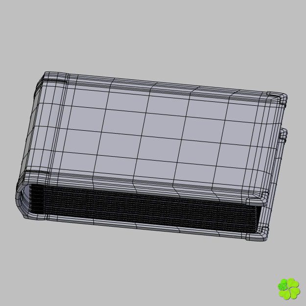 Photo album customizable rigged low poly Low-poly 3D model_14