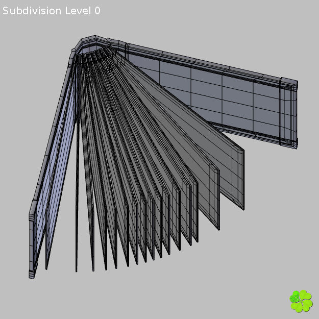 Photo album customizable rigged low poly Low-poly 3D model_21