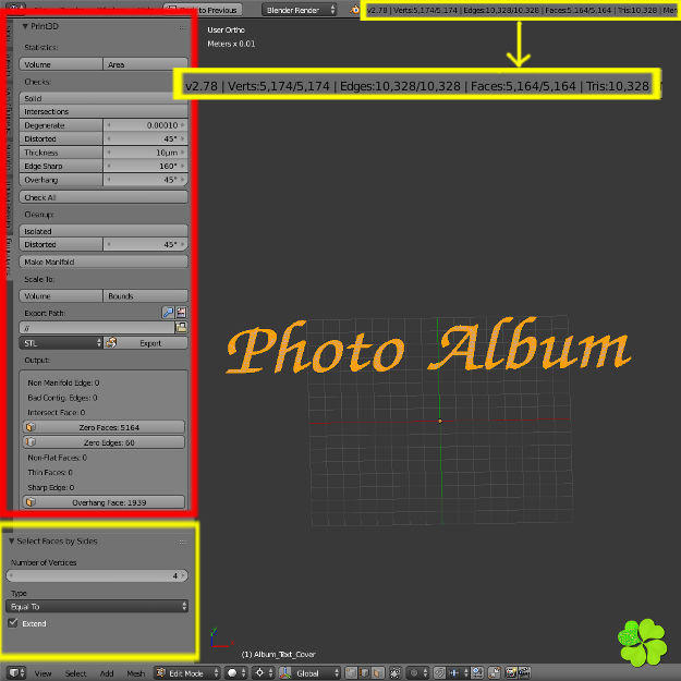 Photo album customizable rigged low poly Low-poly 3D model_23