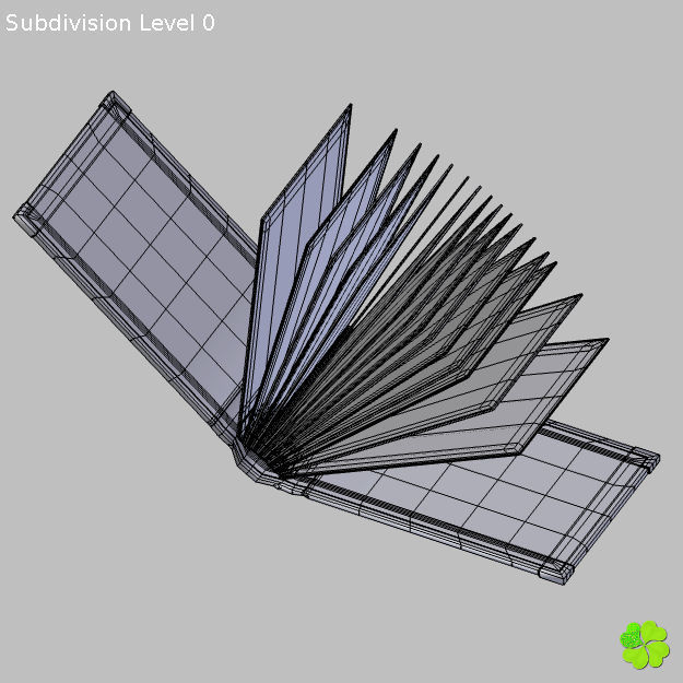 Photo album customizable rigged low poly Low-poly 3D model_17