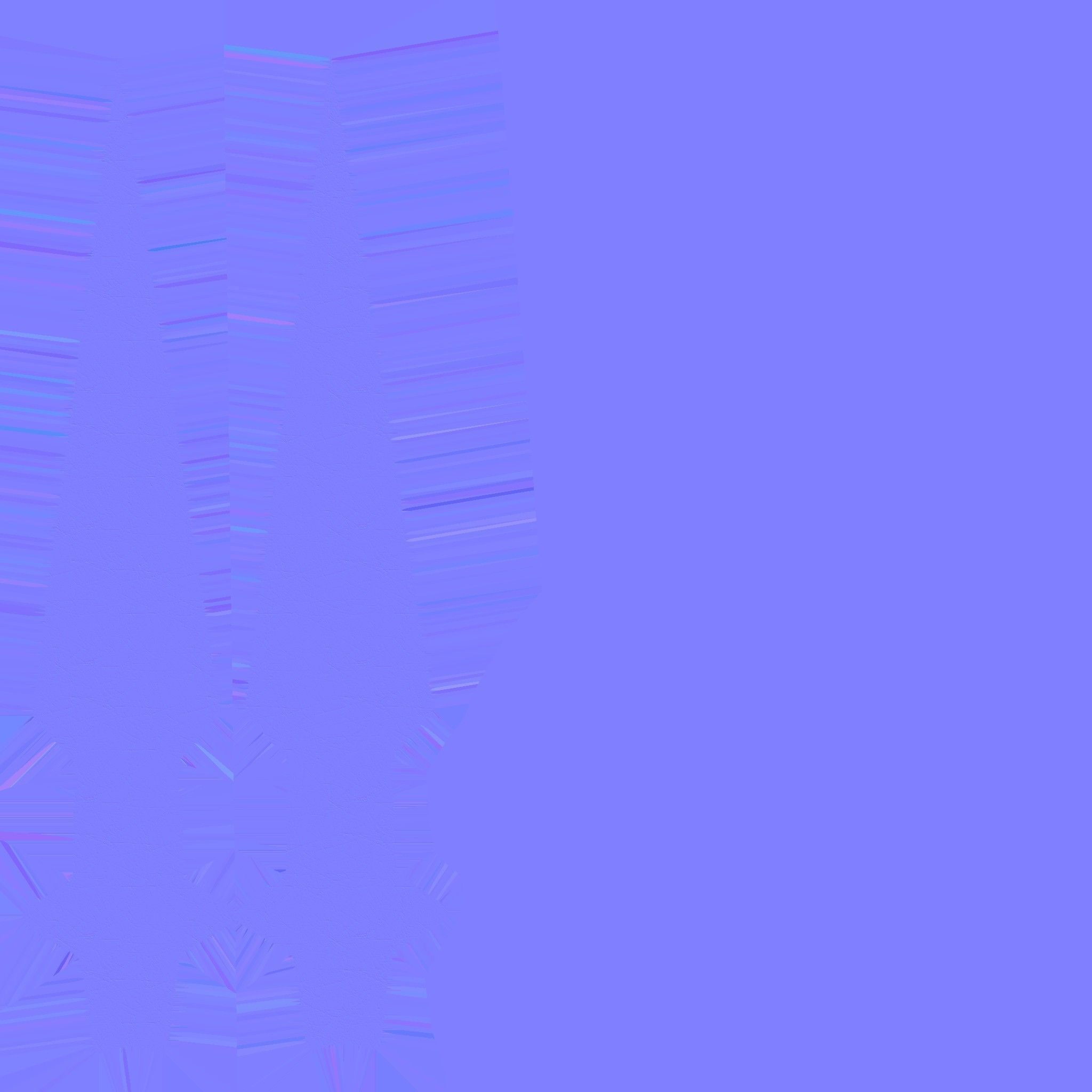 Spear And Club low poly game ready 3D model_5