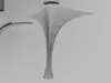 3D model Organic Column Collection Futuristic Canopy Support VR / AR ...