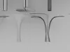 3D model Organic Column Collection Futuristic Canopy Support VR / AR ...
