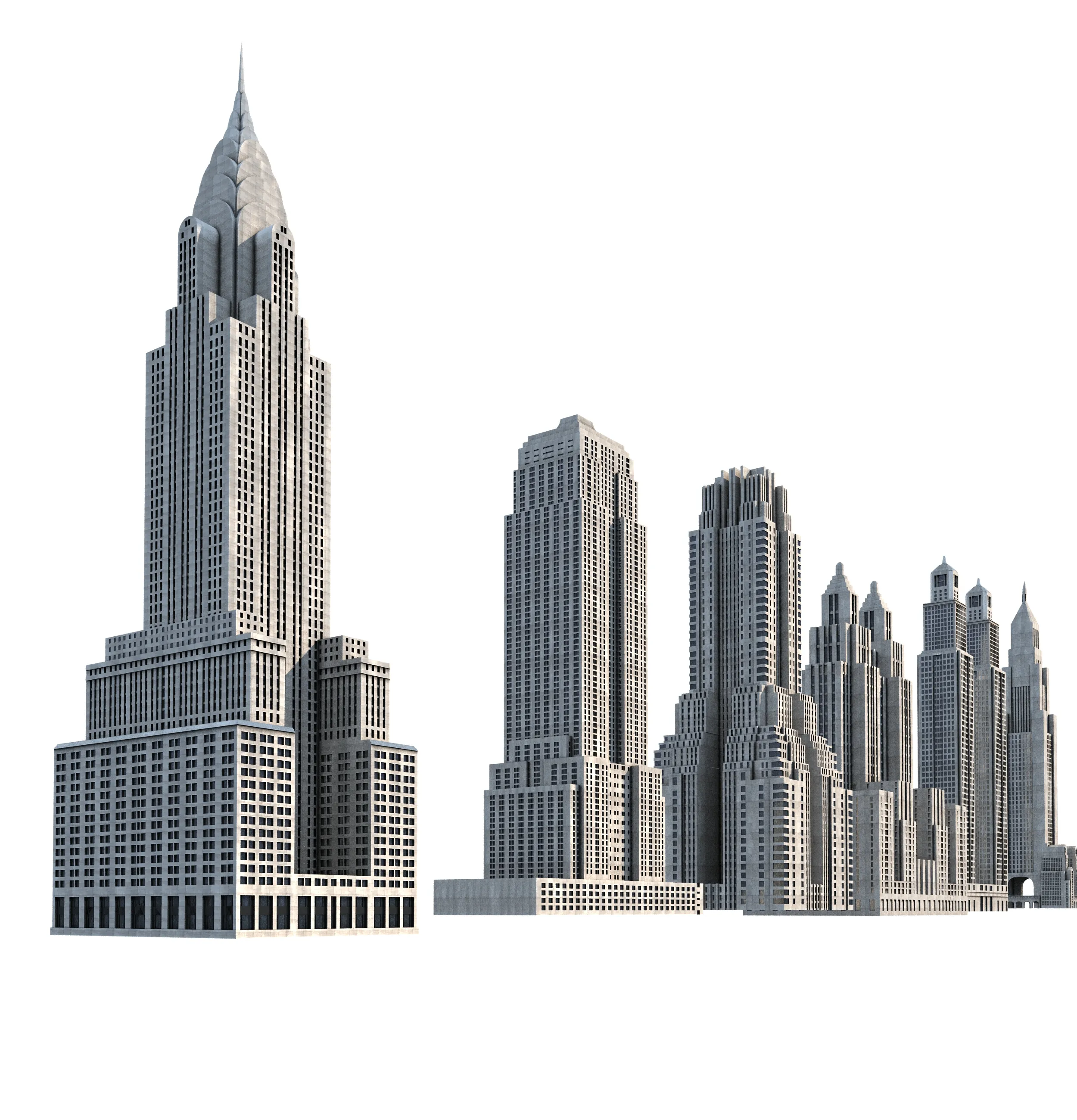 3D model Monumental Buildings Pack VR / AR / low-poly | CGTrader