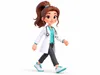 Stylized Male and Female Doctors Character Pack Rigged Animated VR / AR ...