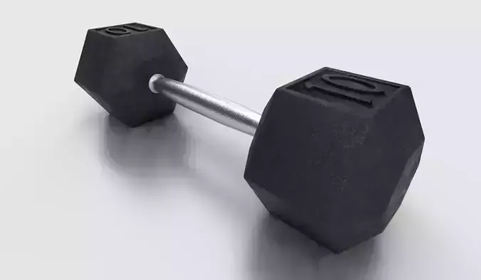 Dumbbell Low-poly 3D model