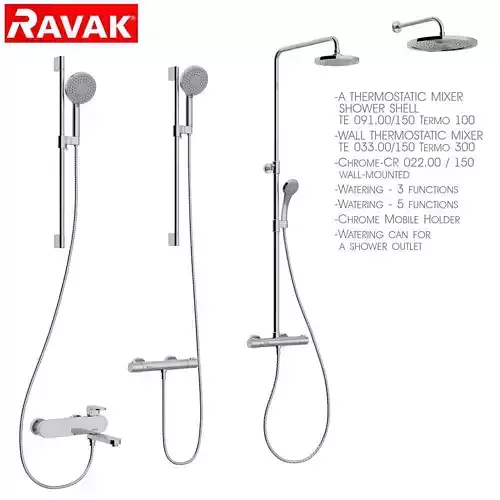 Bathroom mixer set Ravak