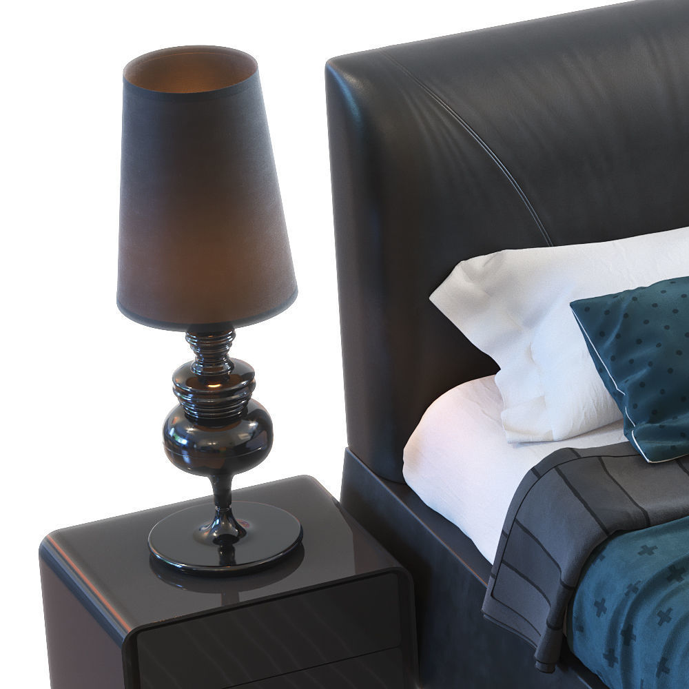 Faina bed 3D model_1