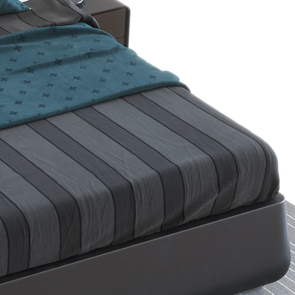 Faina bed 3D model_3