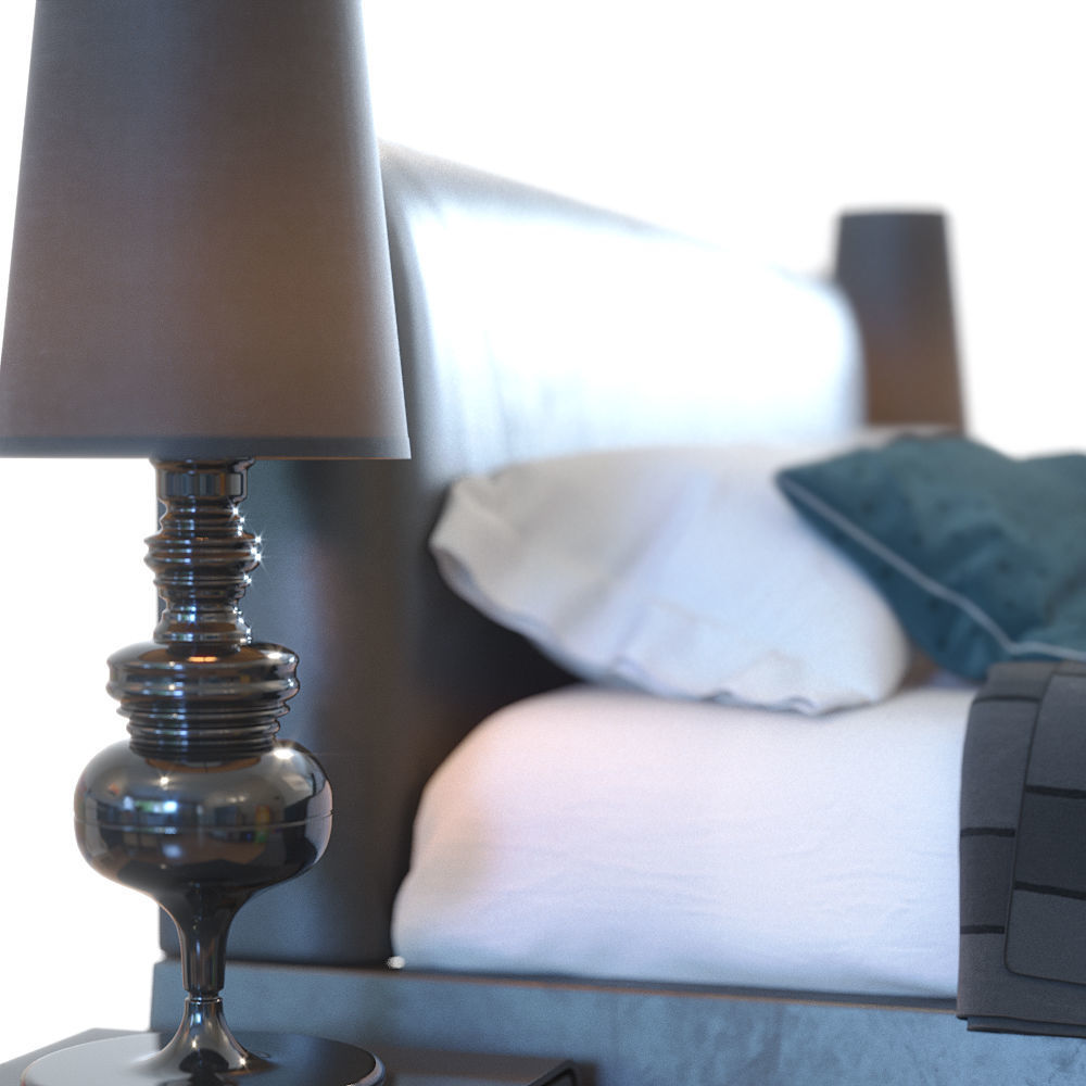 Faina bed 3D model_7