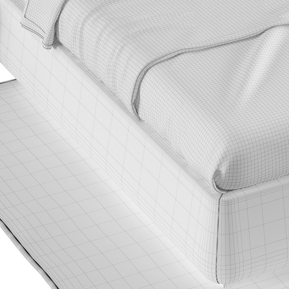 Faina bed 3D model_13