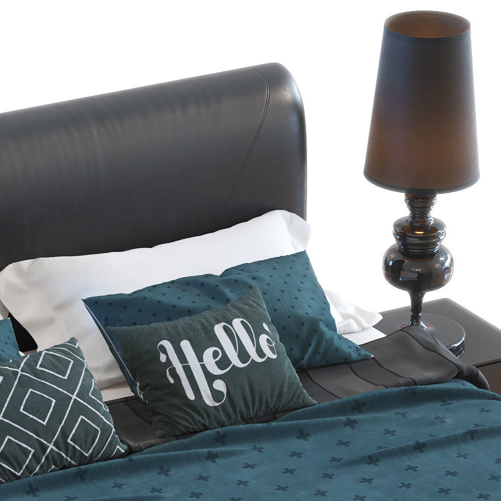 Faina bed 3D model_2