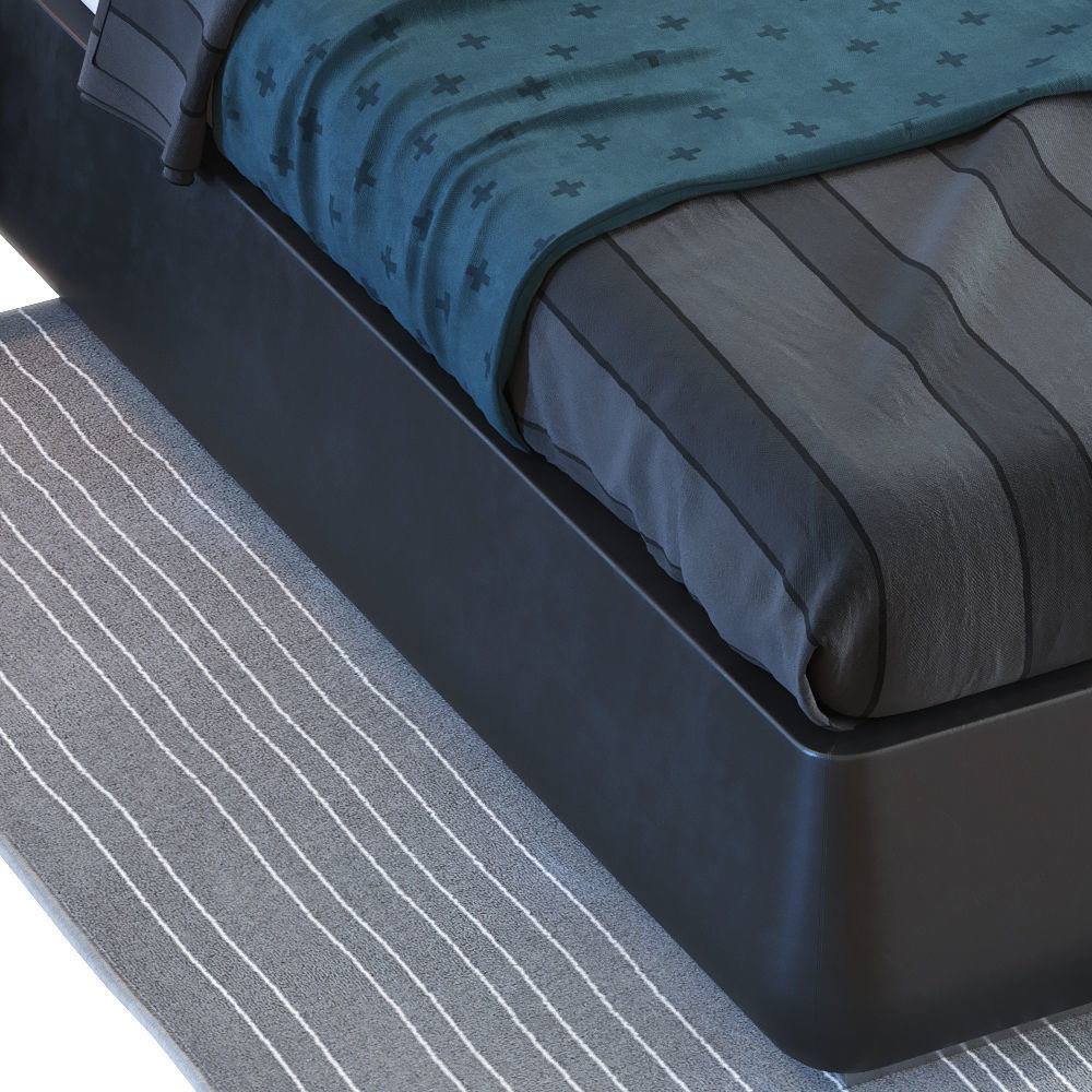 Faina bed 3D model_4