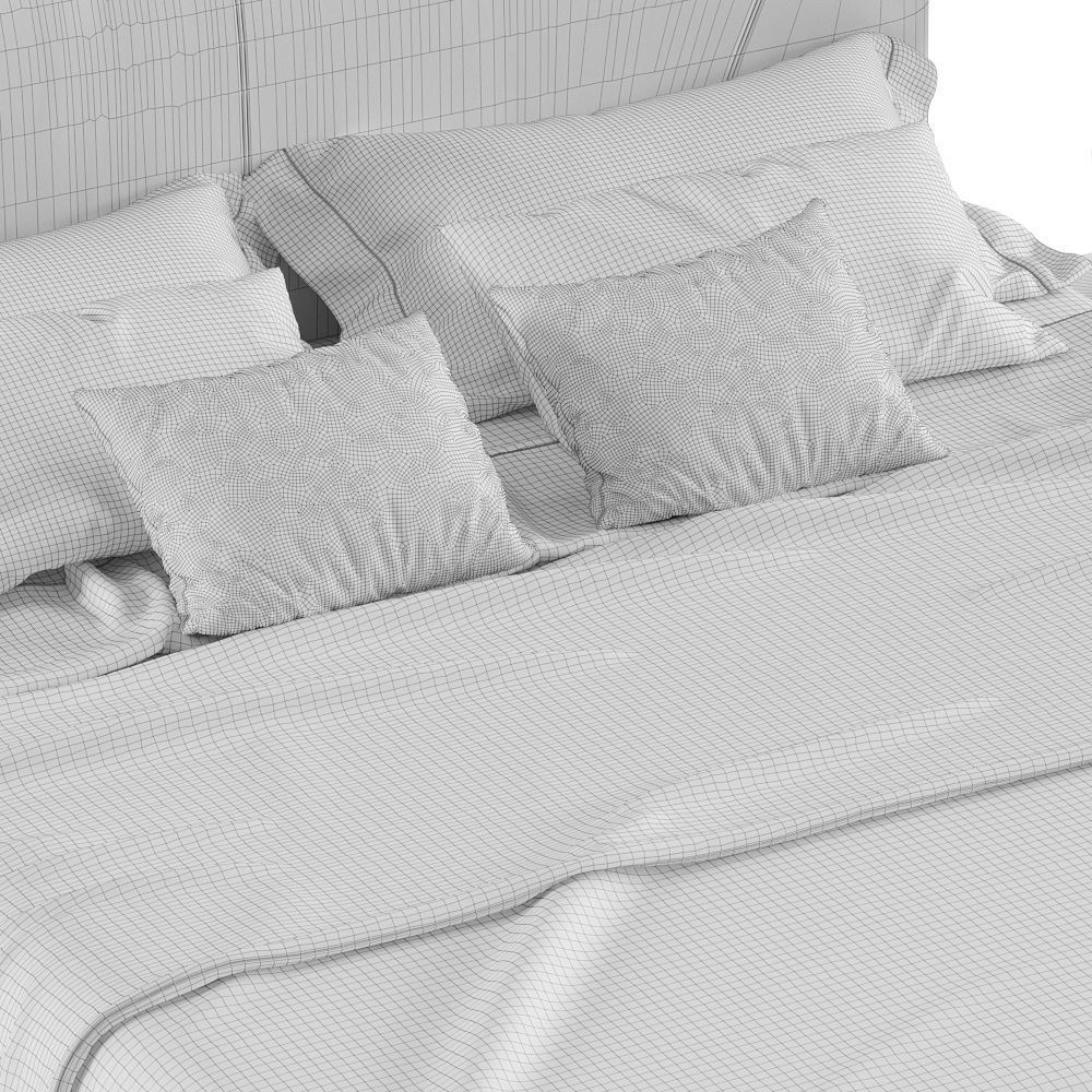 Faina bed 3D model_15