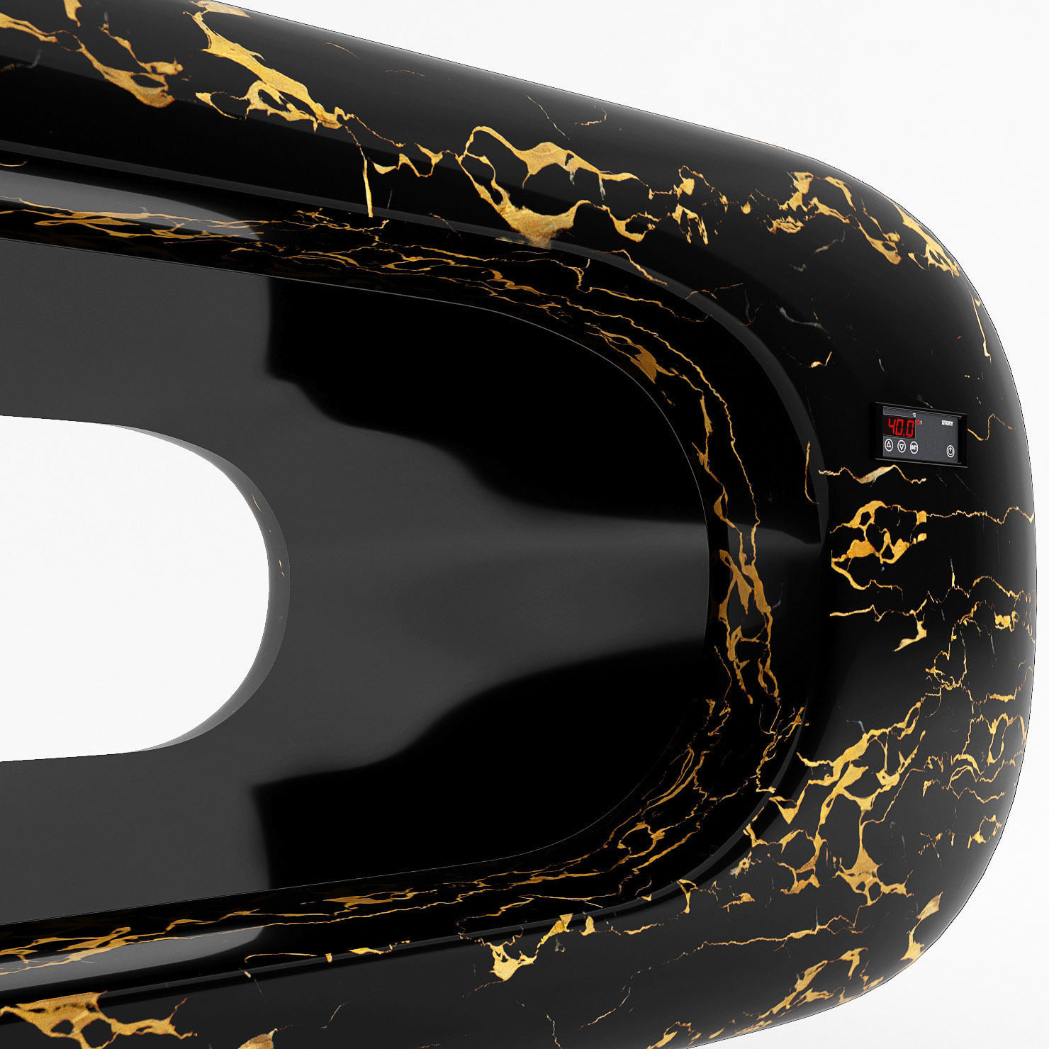 Square Wet Treatment Table 3D model_9