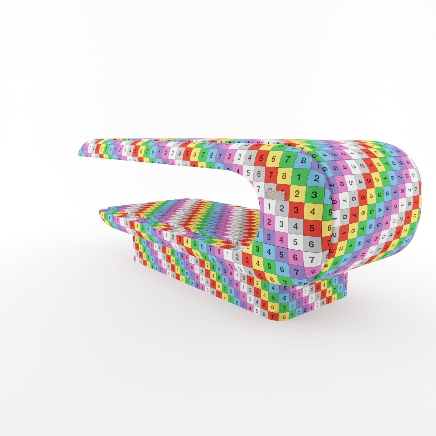 Square Wet Treatment Table 3D model_22