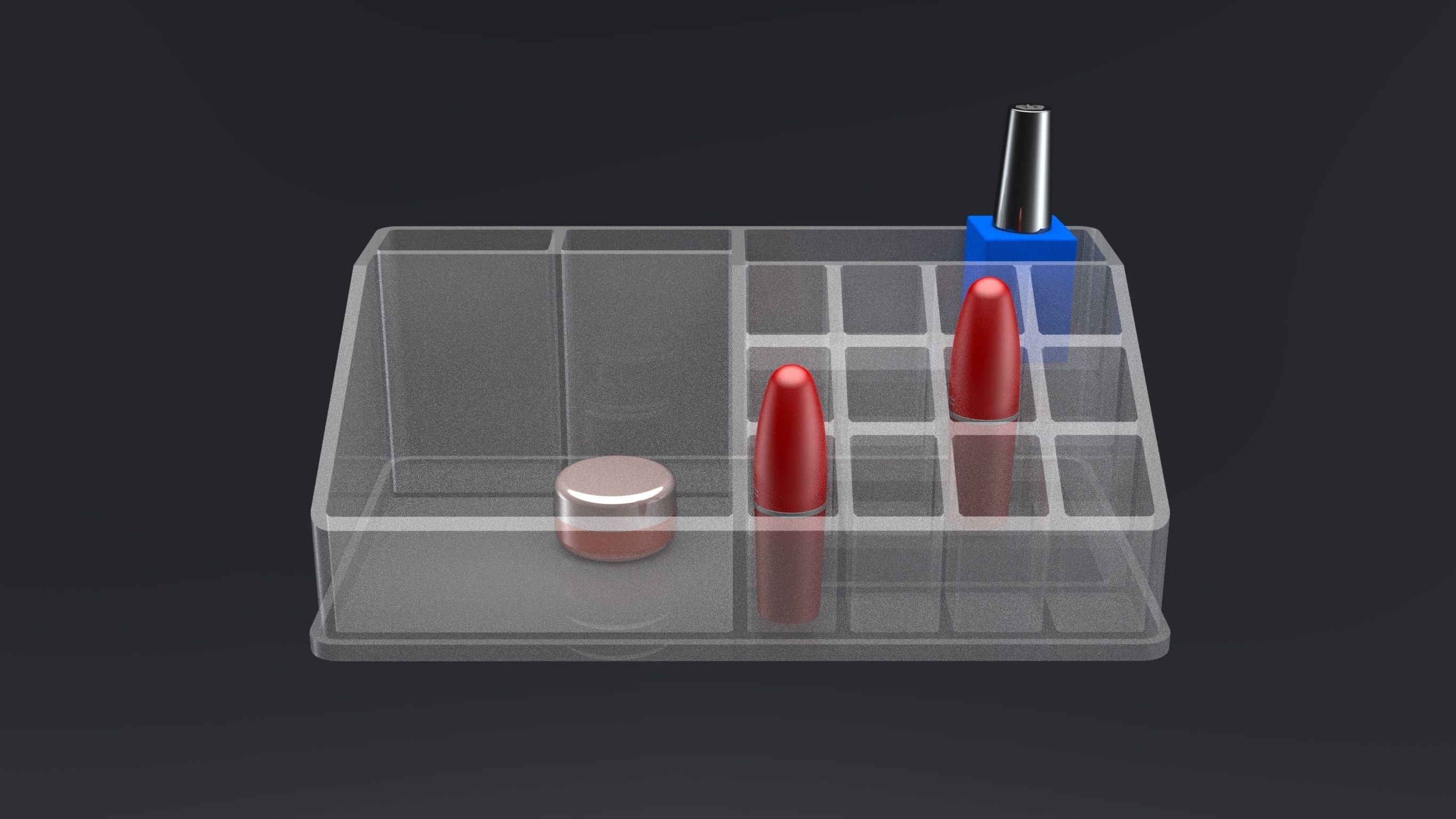 Cosmetic Organizer Model for 3d Print 3D print model_1