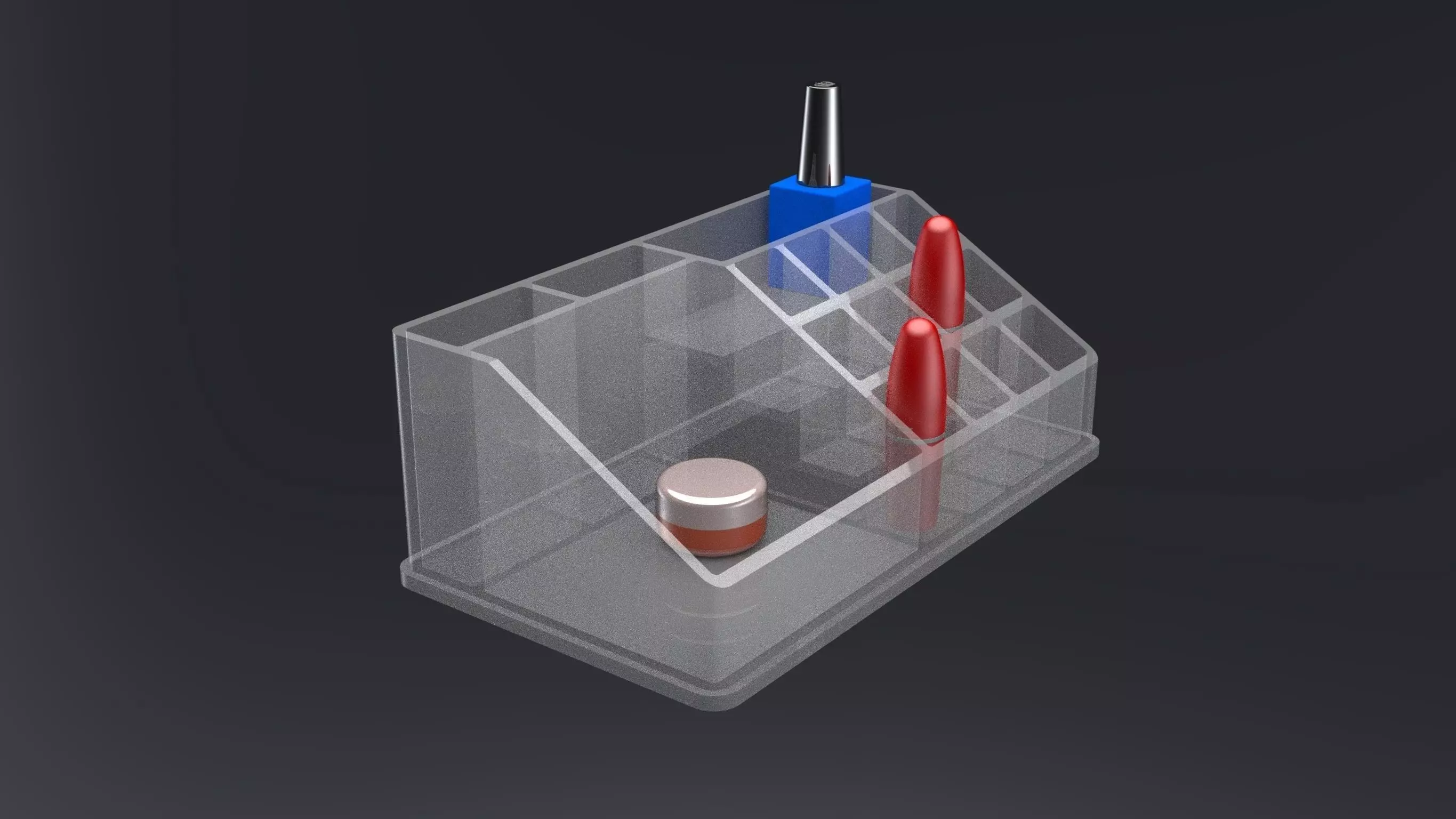 Cosmetic Organizer Model for 3d Print 3D print model_0