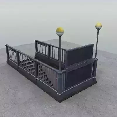 Subway Stairs Entrance