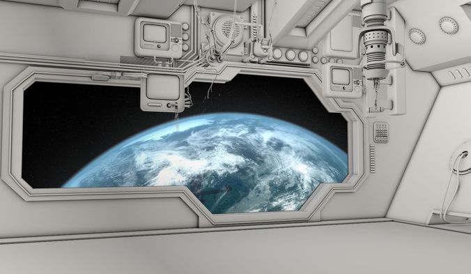 Space Interior  3D model