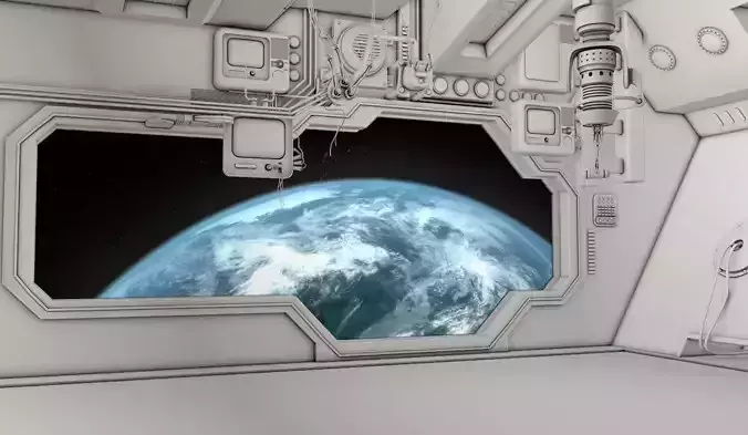 Space Interior  3D model