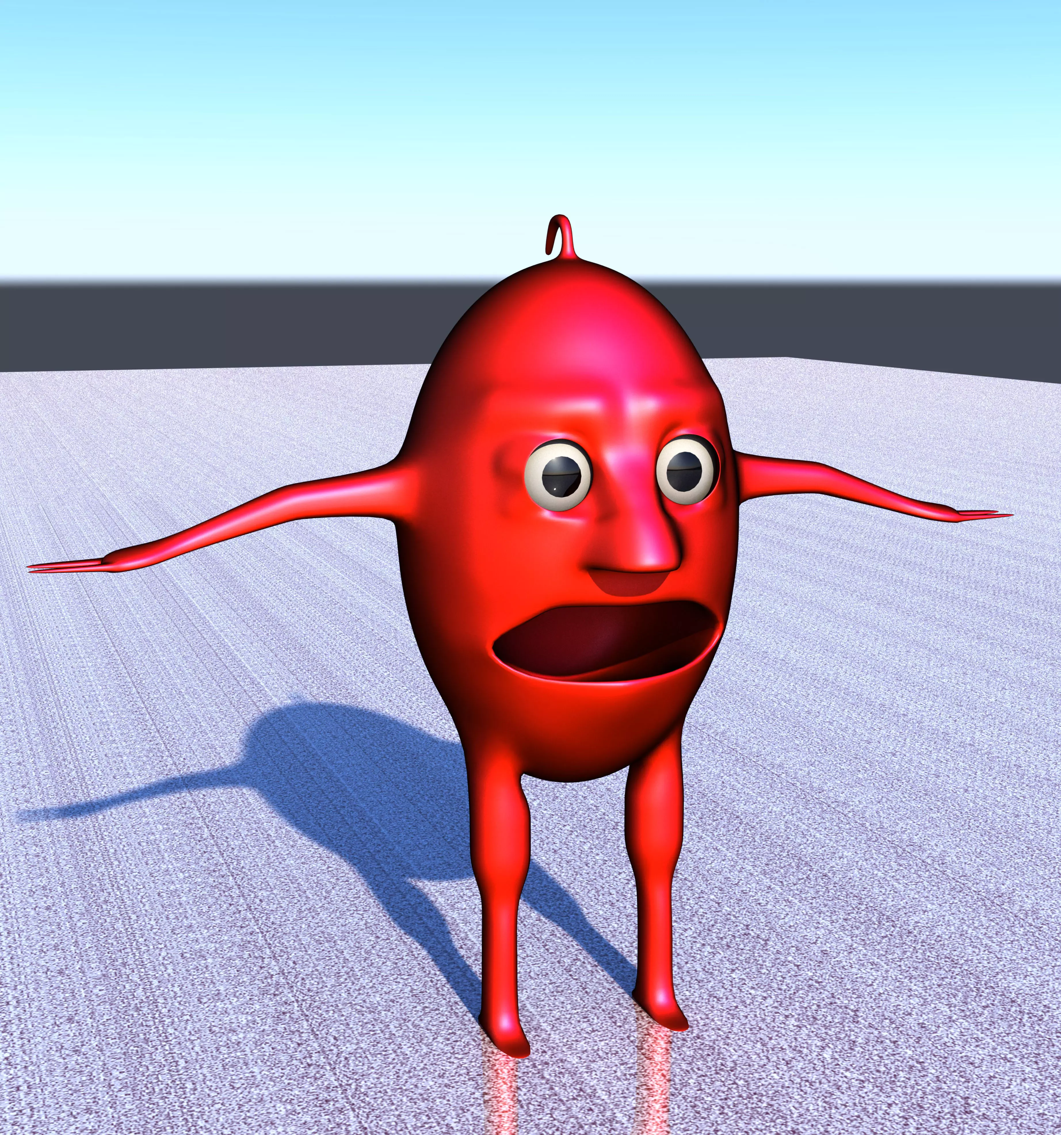 3D cartoon model blob Free 3D print model
