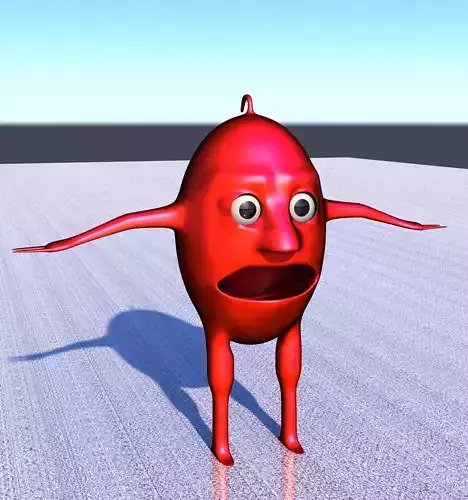 3D cartoon model blob Free 3D print model