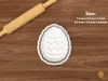 Easter Egg Linzer Window Cookie Cutter Set 3D model 3D printable | CGTrader