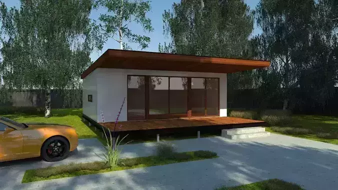 Modular  house  3D model  3D model