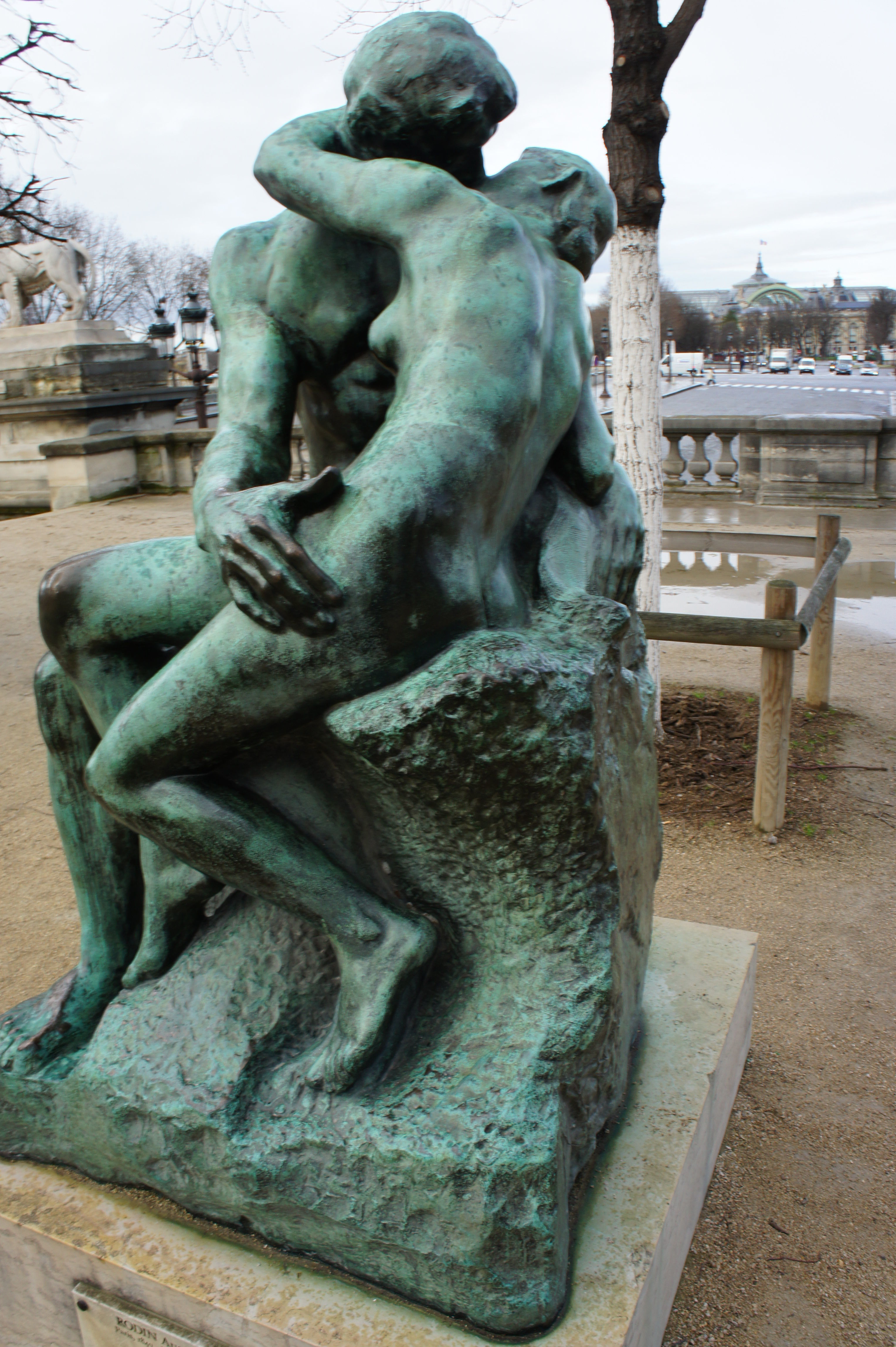 The Kiss by Rodin 3D print model_4