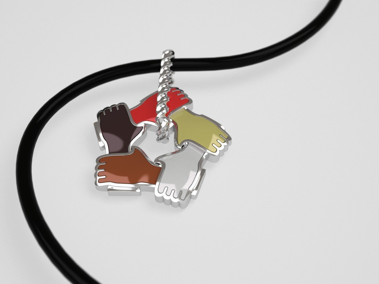 International pendant -  pin - badge - original Free 3D print model_6