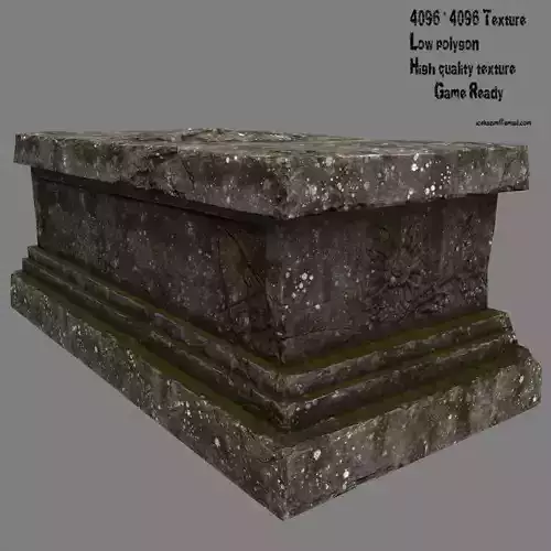 statue 7 stone box