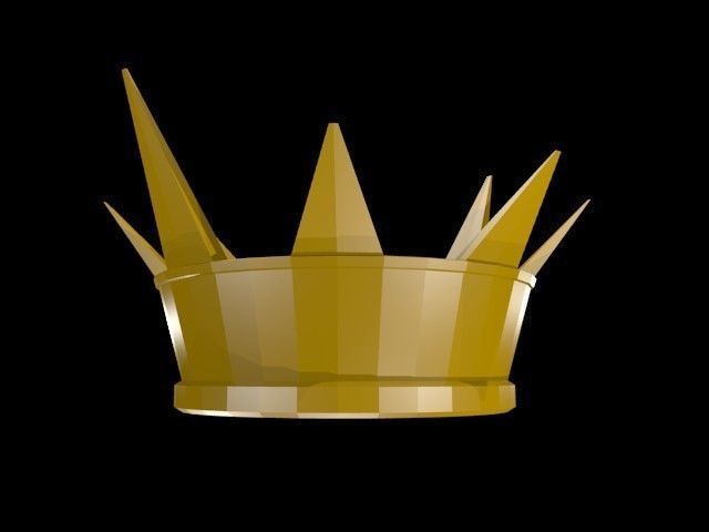 Low poly Crown Low-poly 3D model_4