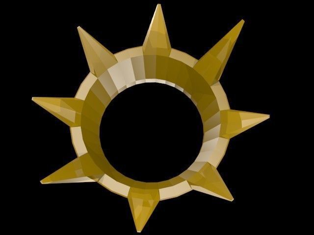 Low poly Crown Low-poly 3D model_3