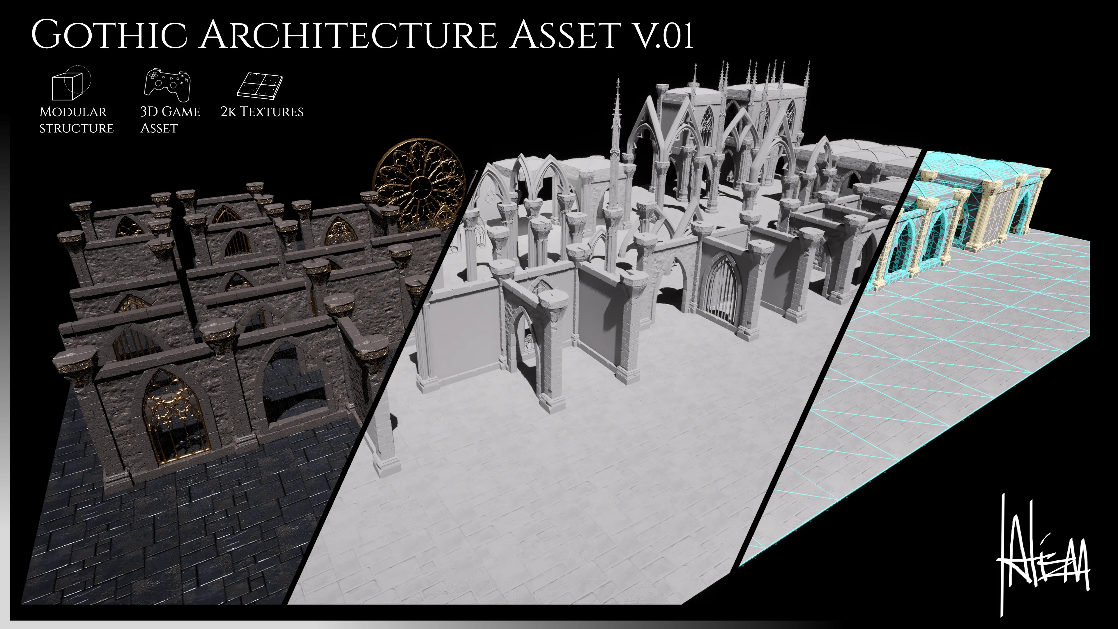 Gothic Architecture Pack 3D model | CGTrader