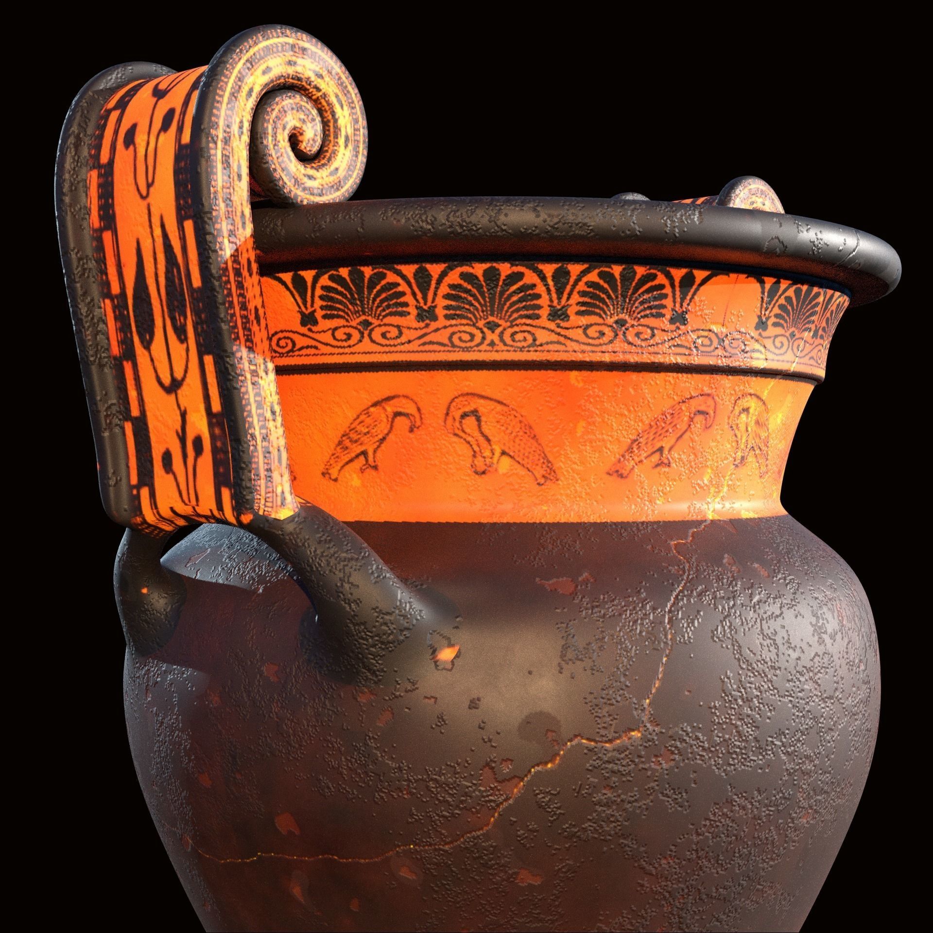 Volute Krater 3D model_2