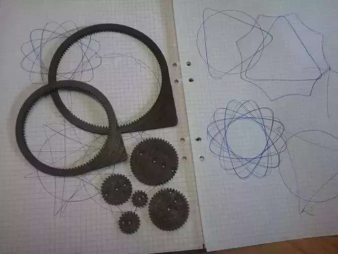 Gear Draw Spirograph Free 3D print model