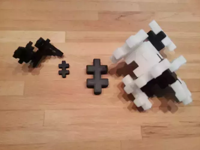 Plus Plus Replica Free 3D print model