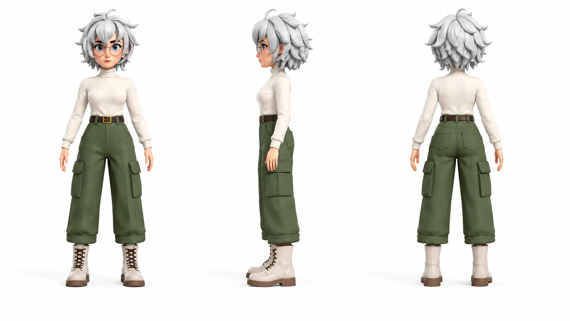 Character Rigging 3d 3D model Stylized Girl Character 3D Rigged Animated VR / AR / low-poly ...